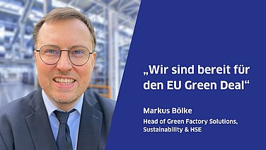 Porträt von Markus Bölke mit Zitat 